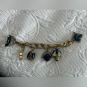 Blue and Gold Egypt Style Bracelet
